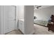 Bathroom with a stylish vanity and modern lighting at 7410 Chouder Ln, Wake Forest, NC 27587