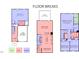 Floor breaks plan featuring a bedroom, deck, great room, kitchen, dining room, and primary suite layout at 749 Parc Townes Dr # 33, Wendell, NC 27591