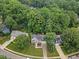Charming home with lush landscaping and mature trees offering privacy in a desirable neighborhood at 7808 Sandy Bottom Way, Raleigh, NC 27613