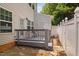 Side view of the back deck at 809 Davidson Point Rd, Cary, NC 27513