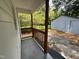 This is a photo of the back porch, which includes the railing and steps at 1336 Hill Street St, Rocky Mount, NC 27801