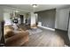 Inviting living room with hardwood floors and a seamless flow into the kitchen at 1336 Hill Street St, Rocky Mount, NC 27801
