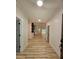 View of the foyer showing hardwood floors and an open floor plan at 1414 Sagamore Dr, Louisburg, NC 27549