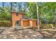 The backyard features a two-level deck, ideal for outdoor relaxation and entertaining at 18 Frances St, Chapel Hill, NC 27517