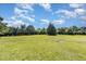 Spacious backyard with lush green grass and mature trees at 20 Ingate Way, Louisburg, NC 27549