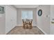 Charming dining area features a small table with seating for four at 2003 Ryerson Dr, Garner, NC 27529