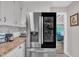 Kitchen stainless steel refrigerator with filtered water and ice access at 2003 Ryerson Dr, Garner, NC 27529