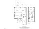Detailed floor plan showcases the layout of the home including the kitchen, bedrooms and living spaces at 2214 Pathway Dr, Chapel Hill, NC 27516