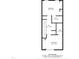 Detailed floor plan showcases the layout of the second floor including bedrooms and bathrooms at 2214 Pathway Dr, Chapel Hill, NC 27516