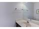 Bathroom with a brown vanity and large mirror at 2222 Pathway Dr, Chapel Hill, NC 27516