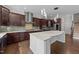 Lovely kitchen featuring stainless steel appliances, granite countertops, and center island at 228 Cloverdale Rd, Apex, NC 27523