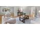 Bright living room featuring a cozy tent by the bay window, providing a unique and playful space at 2504 W Club Blvd, Durham, NC 27705