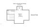 Second floor layout with bonus room and walk in unfinished storage at 262 Salt Cedar Ln, Chapel Hill, NC 27516