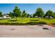 Well-maintained community greenspace with mature trees and manicured landscaping creates a park-like setting at 262 Salt Cedar Ln, Chapel Hill, NC 27516