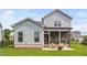 Backyard featuring a screened porch, patio with firepit, and fenced yard at 2806 High Plains Dr, Fuquay Varina, NC 27526