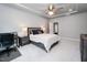 The Main Bedroom features carpet, a tray ceiling, and a ceiling fan at 365 Jorpaul Dr, Wake Forest, NC 27587