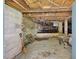 Unfinished basement providing ample space for storage or future customization at 408 N Fourth/ 4Th St, Mebane, NC 27302
