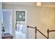 Upstairs hallway with views into the bedrooms at 418 Magna Dr, Durham, NC 27703