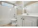 This bathroom includes a tub with a shower and a vanity sink at 456 Majestic Oak Dr, Garner, NC 27529