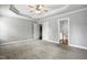 Spacious main bedroom featuring neutral colors and an ensuite bathroom at 456 Majestic Oak Dr, Garner, NC 27529
