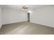 Basement bedroom with carpeted floors and large closet; perfect for guests or a growing Gathering at 601 Wofford Rd, Durham, NC 27707
