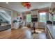Multi-functional home gym and office space with built-in storage and ample natural light at 633 Rolling Springs Dr, Cary, NC 27519