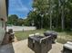Backyard patio with outdoor furniture at 710 Country Rd, Middlesex, NC 27557