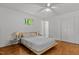 Bright bedroom featuring hardwood floors, neutral walls and a spacious closet at 908 Cedar Fork Trl, Chapel Hill, NC 27514