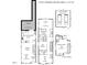 Detailed floor plan showcasing the layout of the home with dimensions at 979 Branch Line Ln, Apex, NC 27502