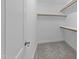 Walk-in closet with carpet and shelving, offering ample storage space at 103 Aisling Ct, Cary, NC 27513