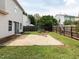 A well-kept backyard featuring a patio and fenced yard at 1103 Mallory Ln, Durham, NC 27713