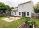 Well maintained yard with seating and gardening area at 1103 Mallory Ln, Durham, NC 27713