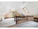 The attic features a skylight at 11619 Appaloosa W Run, Raleigh, NC 27613