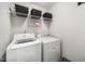 Laundry room features a washer and dryer at 121 Trevor Ridge Dr, Holly Springs, NC 27540