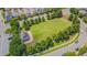 Discover the beauty of this community from above, with sprawling green spaces, mature trees, and scenic walking trails at 149 N Serenity Hill Cir, Chapel Hill, NC 27516