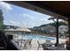 Community pool with ample seating, umbrellas, and a relaxing atmosphere for residents at 1891 Frost Dr, Haw River, NC 27258