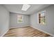 Bright bedroom with updated flooring and paint, offering a calm space to relax and unwind at 1926 Downing Dr, Burlington, NC 27215