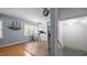 Charming dining area with a modern table, stylish decor, and natural light at 1926 Downing Dr, Burlington, NC 27215
