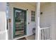 Close-up of front door showcasing the address, number, and inviting entrance with sidelights at 1968 Shadow Glen Dr, Raleigh, NC 27604