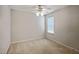 Comfortable bedroom with neutral carpet, a ceiling fan, and window with natural light at 2000 Silky Dogwood Trail Trl, Apex, NC 27502