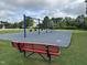 Outdoor park playground with bench and swings at 205 Bog Hill Ln, Cary, NC 27519