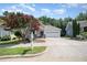 Attractive single-story home with mature landscaping and a charming front porch at 209 Homegate Cir, Apex, NC 27502