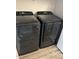 This laundry room is equipped with new, matching Samsung washer and dryer units at 2116 Tanglewood Rd, Rocky Mount, NC 27804