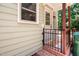 A quaint, brick-paved entrance with a stylish doormat enhances the inviting charm of this home's exterior at 212 Heidinger Dr, Cary, NC 27511