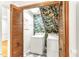 Unique laundry room with vivid wallpaper and modern washer and dryer at 212 Heidinger Dr, Cary, NC 27511