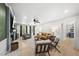 Spacious living room with hardwood floors and fireplace at 2704 Farnborough Rd, Raleigh, NC 27613