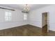 Spacious dining room features hardwood floors, crown molding and natural light at 3112 Lake Pointe Trl, Rocky Mount, NC 27804