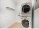 Stackable washer and dryer located in laundry room at 3701 Baron Cooper Pass # 303, Raleigh, NC 27612