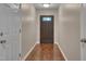 Bright entryway featuring beautiful hardwood floors and neutral wall color at 4140 Willow Haven Ct, Raleigh, NC 27616