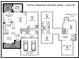 This home floor plan features bedrooms, a living room, a breakfast nook, and a two car garage at 500 Chandler Grant Dr, Cary, NC 27519